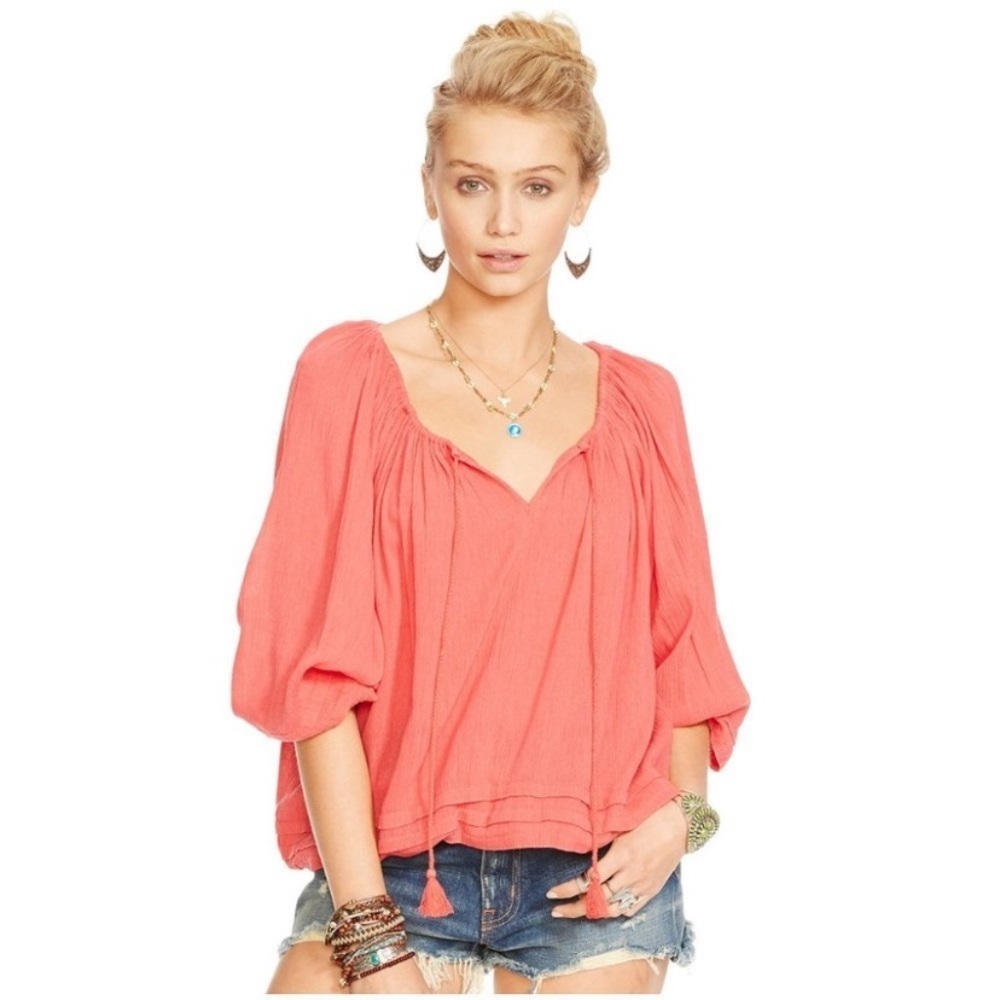 Ralph‎ Lauren Denim & Supply Peasant Blouse Medium